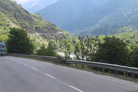 Road work in progress