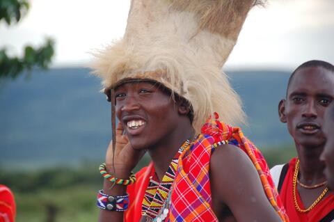 African man with ornaments